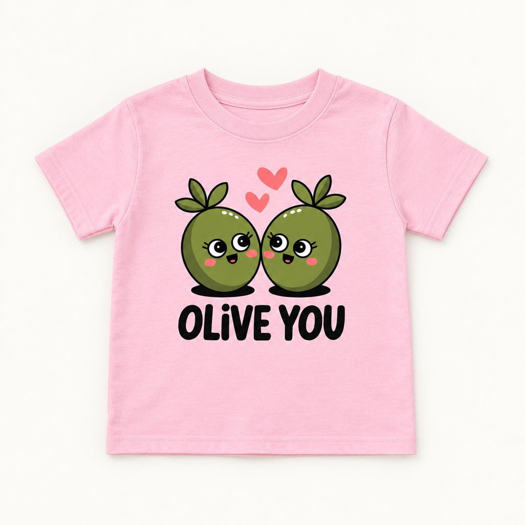 Olive You — garment mockup or size chart