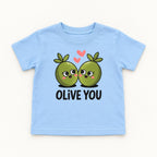 Olive You — garment mockup or size chart
