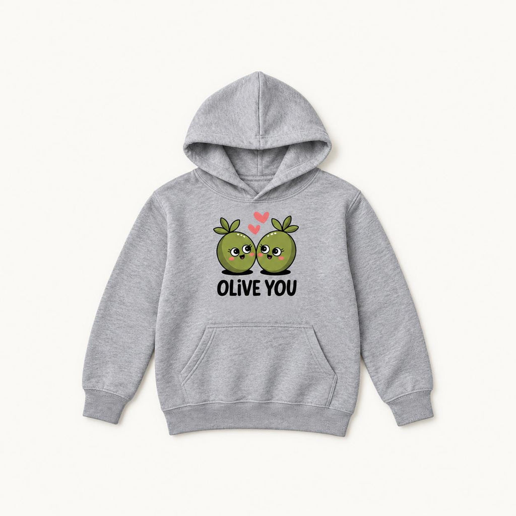 Olive You — garment mockup or size chart
