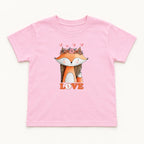Fox Love — garment mockup or size chart