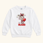 Personalized Winking Bunny — garment mockup or size chart