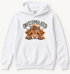 Overstimulated Highland Cow — garment mockup or size chart