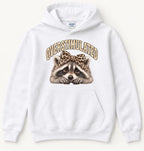 Overstimulated Raccoon — garment mockup or size chart