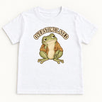 Overstimulated Frog — garment mockup or size chart