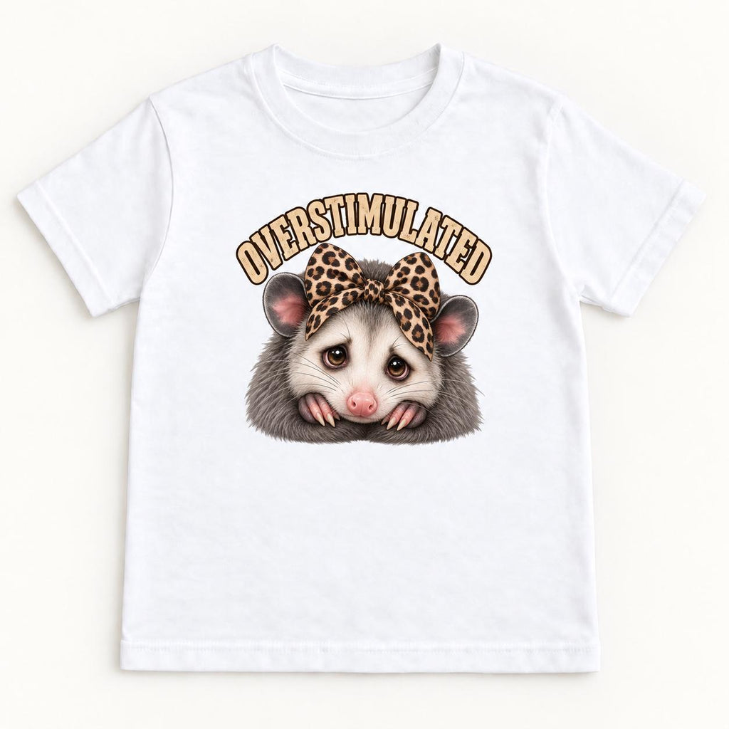 Overstimulated Possum — garment mockup or size chart