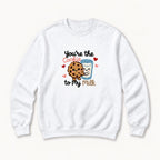 You're the Cookie to My Milk — garment mockup or size chart