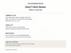 I Loaf You So Much — garment mockup or size chart