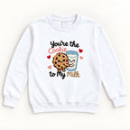 You're the Cookie to My Milk — garment mockup or size chart