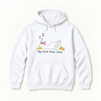 Nap First Panic Later Goose — garment mockup or size chart