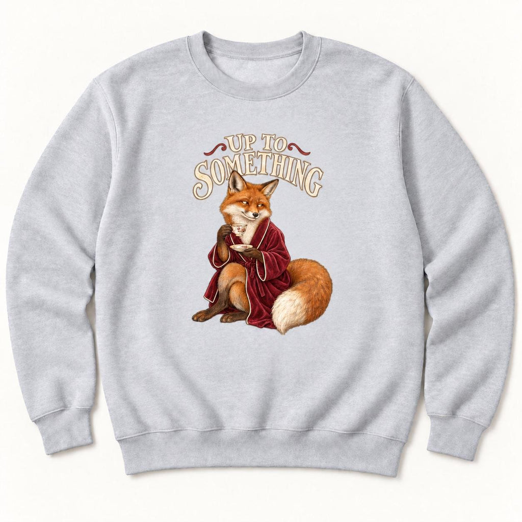 Up To Something Fox — garment mockup or size chart