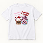 You're the Sprinkles to My Cupcake — garment mockup or size chart