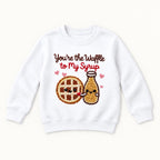 You're the Waffle to My Syrup — garment mockup or size chart