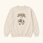 On My Way to Do Nothing Goose — garment mockup or size chart