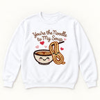 You're the Noodle to My Soup — garment mockup or size chart