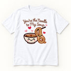 You're the Noodle to My Soup — garment mockup or size chart