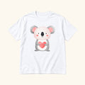 Koala Valentine — garment mockup or size chart