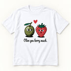 Olive You Berry Much — garment mockup or size chart