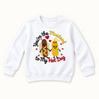 You're the Mustard to My Hot Dog — garment mockup or size chart