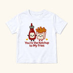 You're the Ketchup to My Fries — garment mockup or size chart
