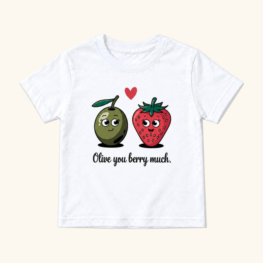 Olive You Berry Much — garment mockup or size chart