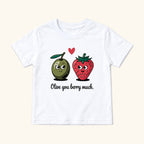 Olive You Berry Much — garment mockup or size chart