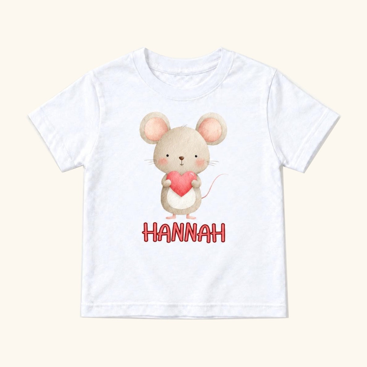 Personalized Mouse — garment mockup or size chart