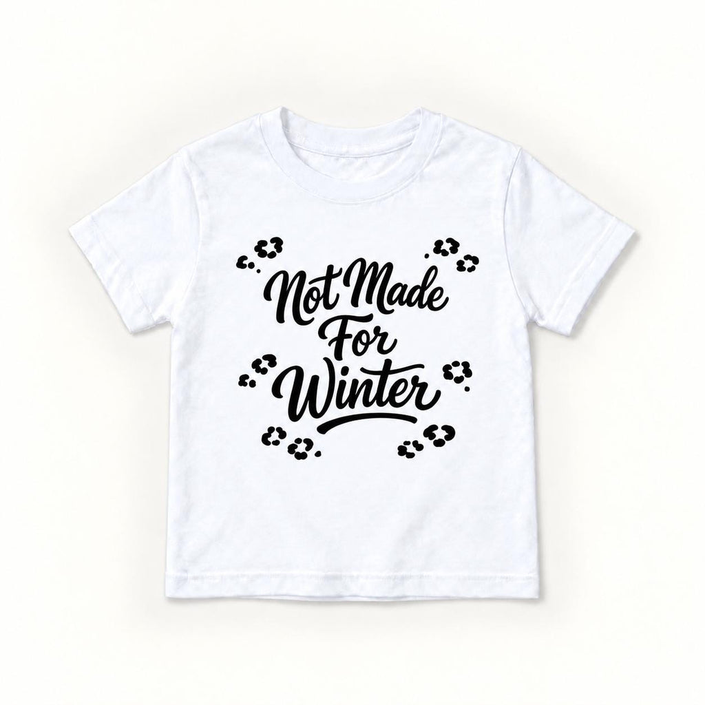 Not Made for Winter — garment mockup or size chart