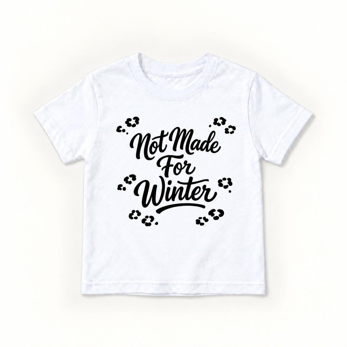 Not Made for Winter — garment mockup or size chart