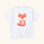 Cute Fox — garment mockup or size chart
