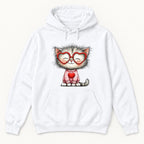 Cat Heart Glasses — garment mockup or size chart