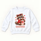 Personalized Raccoon Coffee — garment mockup or size chart