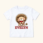Personalized Lion — garment mockup or size chart
