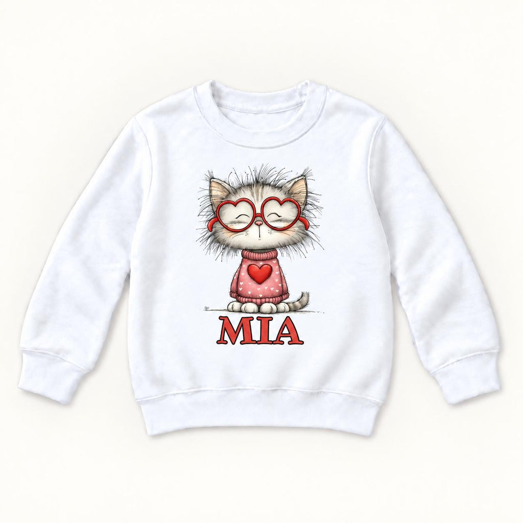 Personalized Cat — garment mockup or size chart