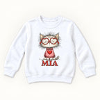 Personalized Cat — garment mockup or size chart