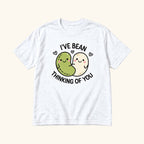 I've Bean Thinking of You — garment mockup or size chart