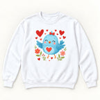 Bluebird Valentine — garment mockup or size chart