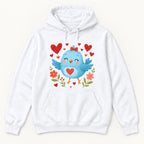 Bluebird Valentine — garment mockup or size chart
