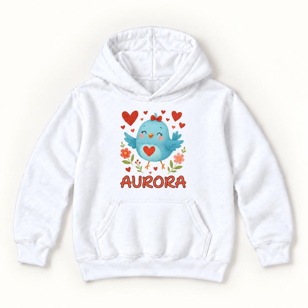 Personalized Bluebird — garment mockup or size chart