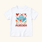 Personalized Bluebird — garment mockup or size chart