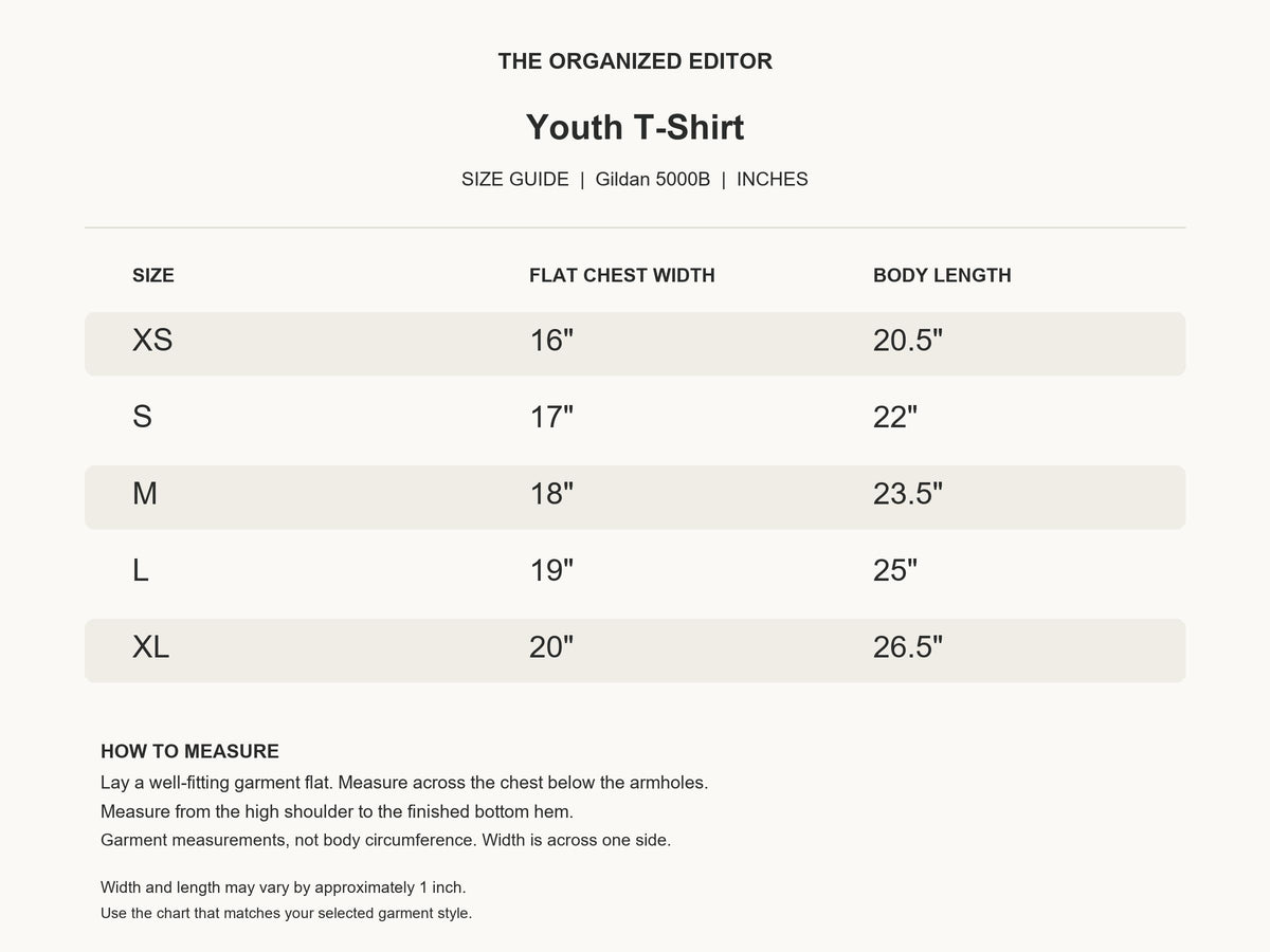 I Love You Even When You’re Crabby — garment mockup or size chart
