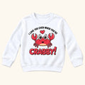 I Love You Even When You’re Crabby — garment mockup or size chart