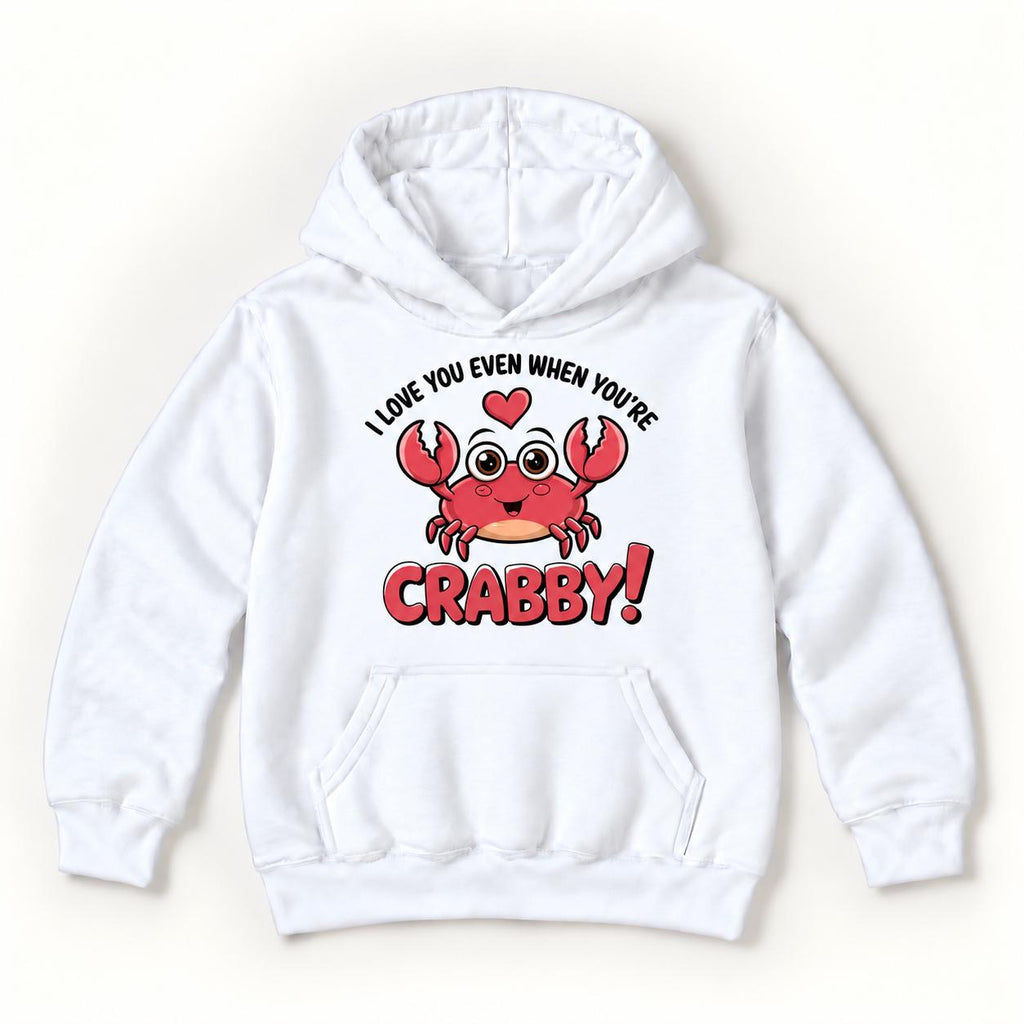 I Love You Even When You’re Crabby — garment mockup or size chart