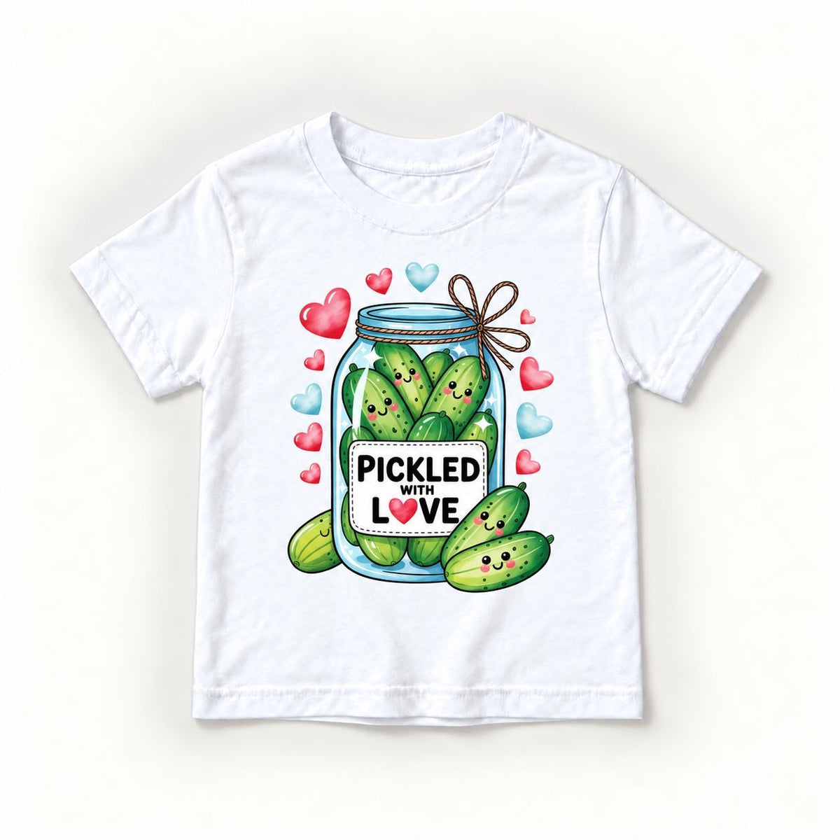 Pickled With Love — garment mockup or size chart
