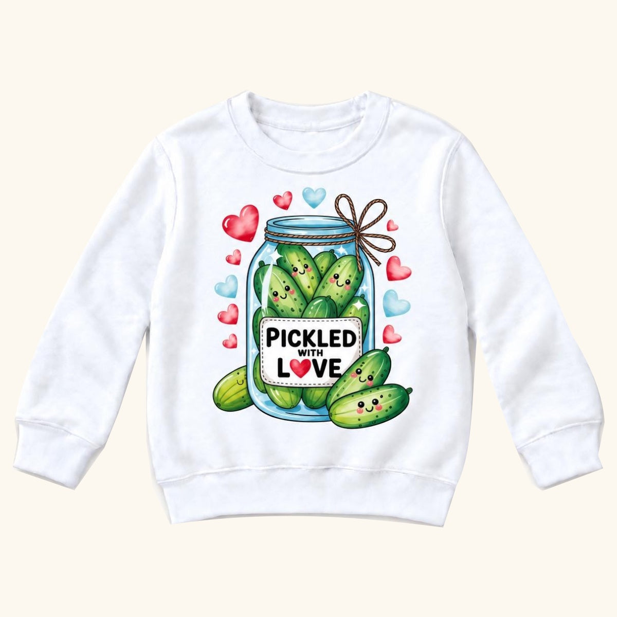 Pickled With Love — garment mockup or size chart