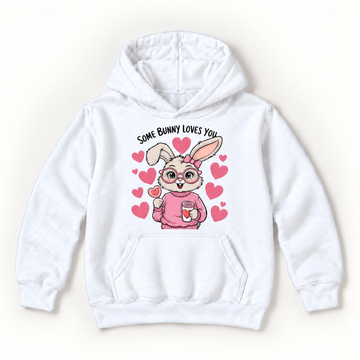 Some Bunny Loves You — garment mockup or size chart