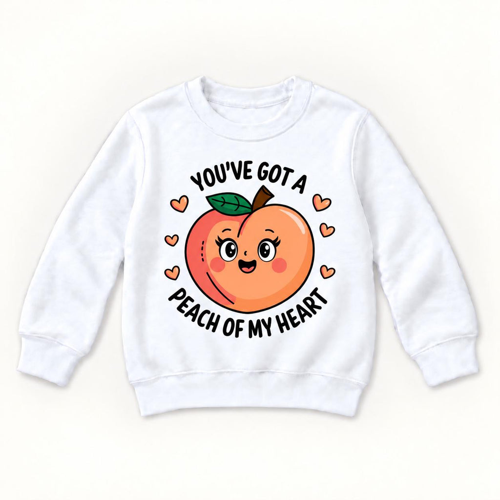 You’ve Got a Peach of My Heart — garment mockup or size chart