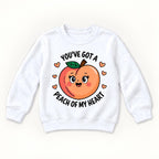 You’ve Got a Peach of My Heart — garment mockup or size chart