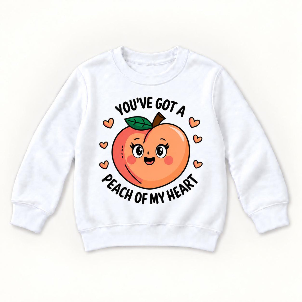 You’ve Got a Peach of My Heart — garment mockup or size chart