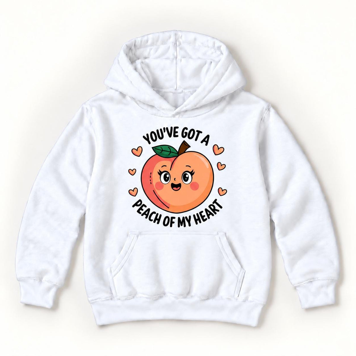 You’ve Got a Peach of My Heart — garment mockup or size chart