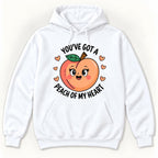 You’ve Got a Peach of My Heart — garment mockup or size chart
